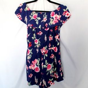 Floral Off Shoulder Playsuit